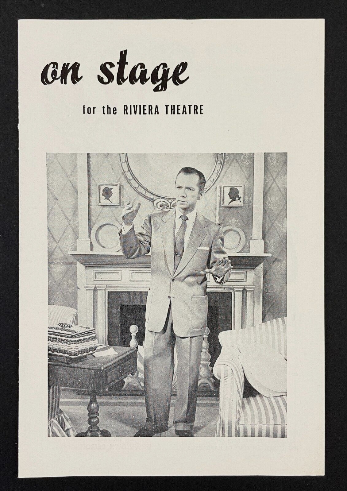 1950s On Stage Riviera Theatre Detroit MI Damn Yankees VTG Playbill Magazine Ads