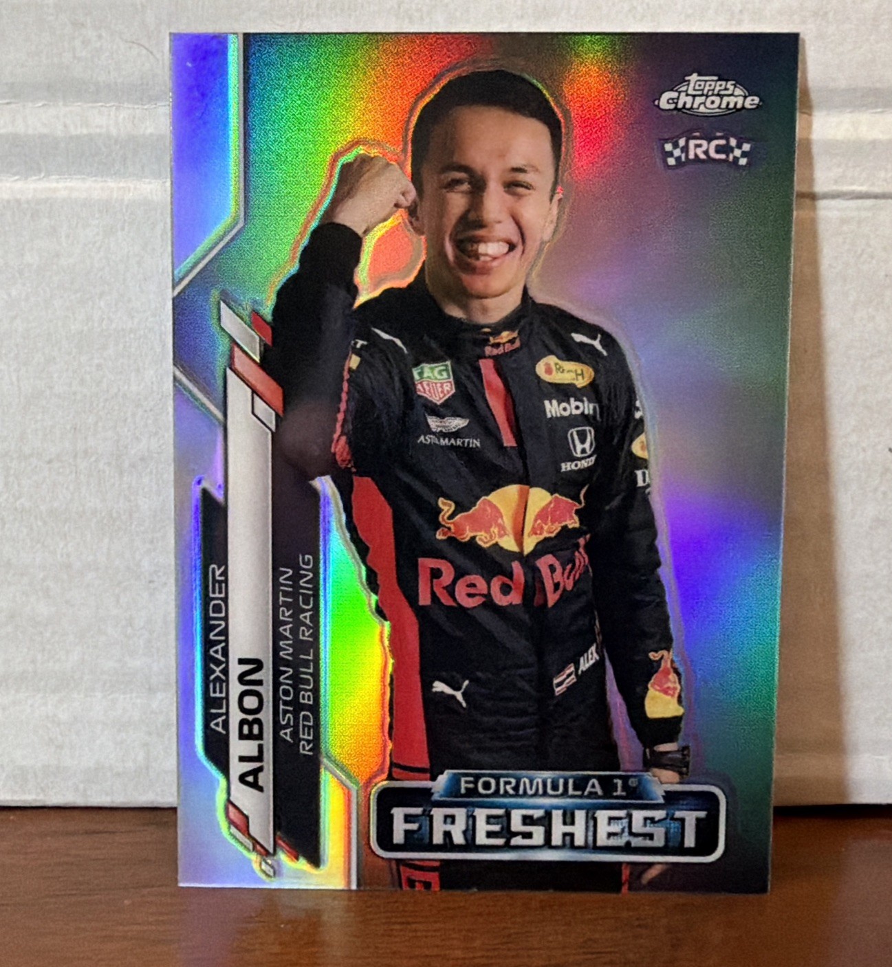 2025 TOPPS CHROME FORMULA 1 ALEXANDER ALBON #198 REFRACTOR ROOKIE RC