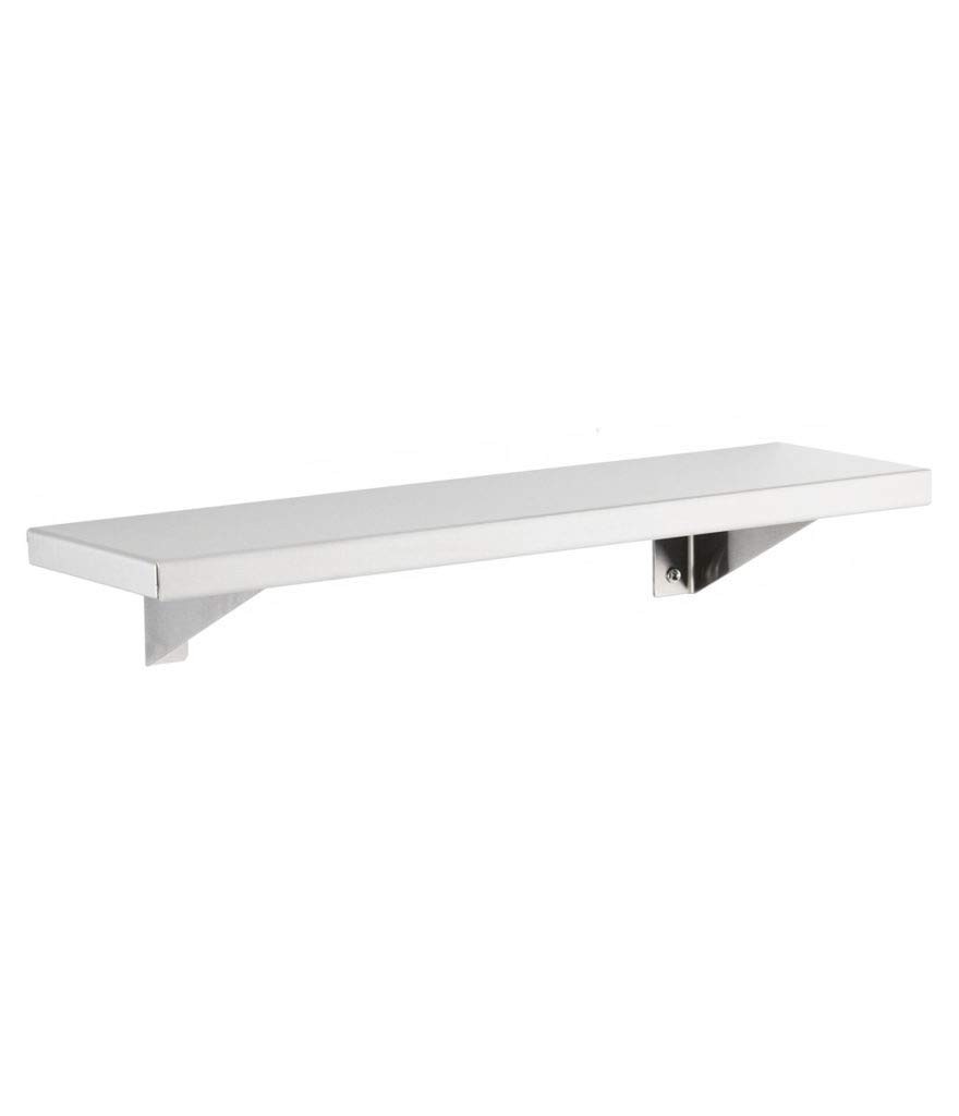 BOBRICK 295X16 Stainless Steel Shelf Satin Finish 16"L x 5"W