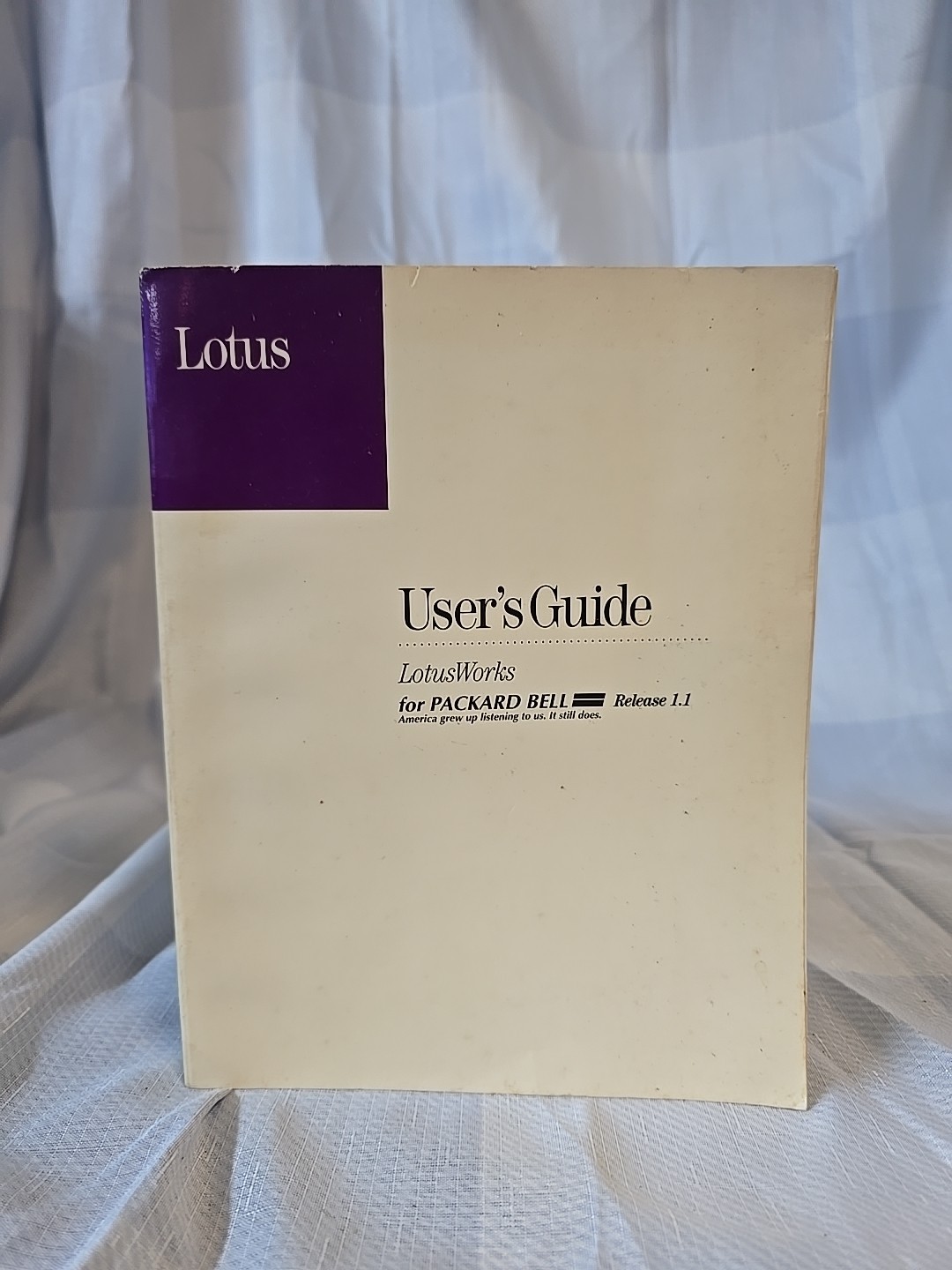 PACKARD BELL LotusWorks Release 1.1 User's Guide Manual Vintage Windows 3.1