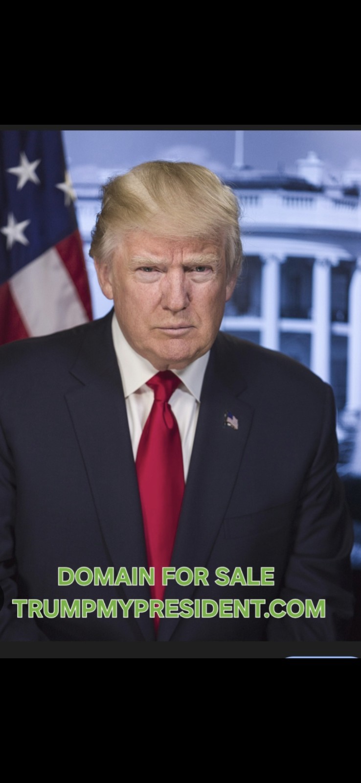 INVEST IN A ULTRA PREMIUM TRUMP DOMAIN  FOR SALE.   TRUMPMYPRESIDENT.COM