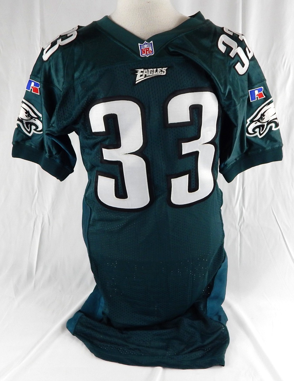 1996 Philadelphia Eagles Kelvin Bouie #33 Game Issued Green Jersey 44 894