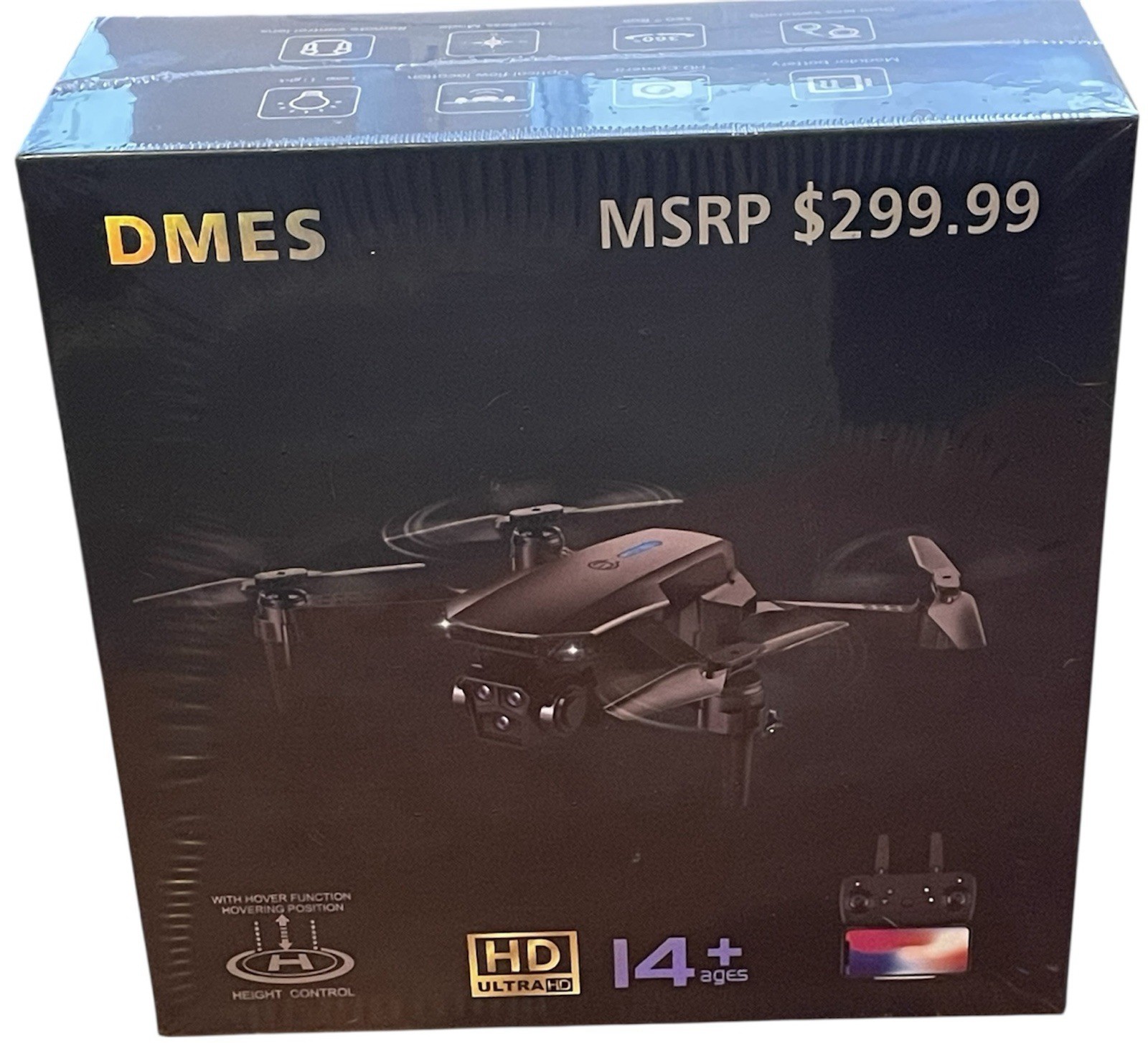 DMES S80 Smart Folding HD Drone NEW Sealed 360 Roll Dual Lens 