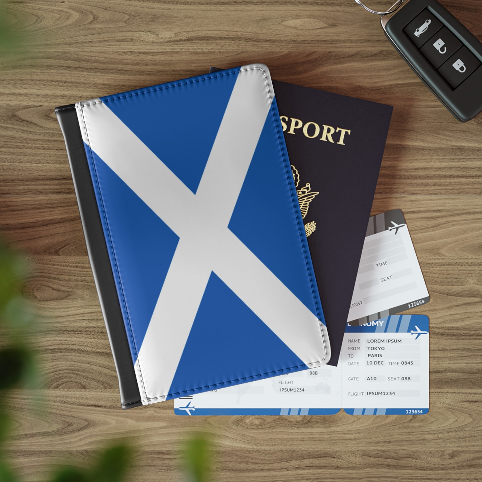 Scotland Flag Passport Cover
