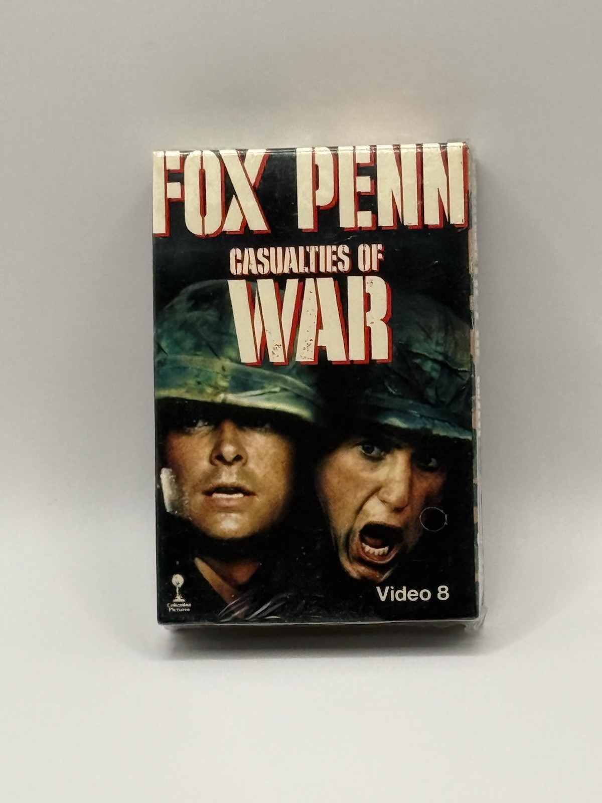 MICHAEL J. FOX Casualties Of War Factory Sealed New Video 8 Tape (Not VHS)
