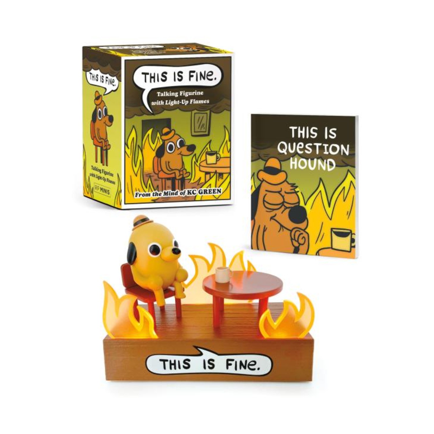 Running Press Toys, Movies & More This Is Fine Talking Figurine New