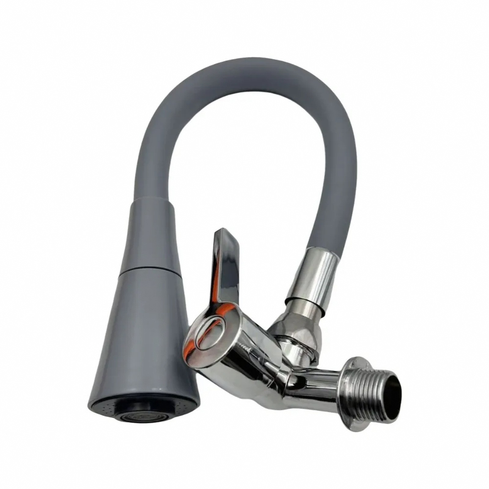 Multi Functional Zinc Alloy Kitchen Faucet 2 Modes Universal Wall Mounted