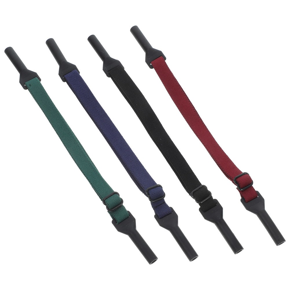  4pcs Sports Glasses Strap for Kids Eyeglass Ear Grips Sunglasses Strap for Men