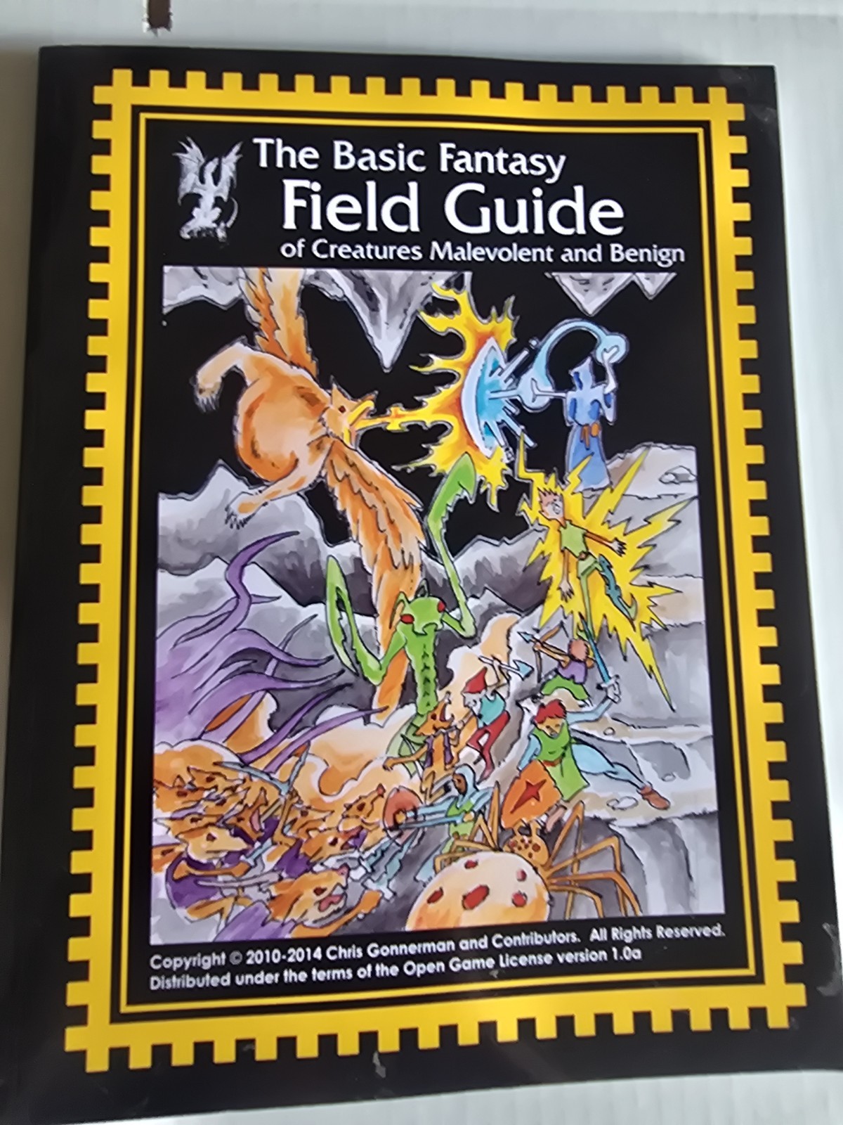 Basic Fantasy Field Guide of Creatures Malevolent and Benign Supplement Book