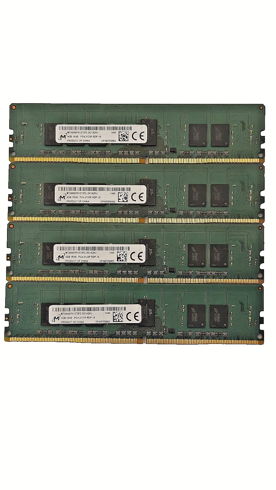 Micron 16GB (4×4GB) 1Rx8 DDR3-2133 ECC RDIMM Server RAM MTA9ASF51272PZ