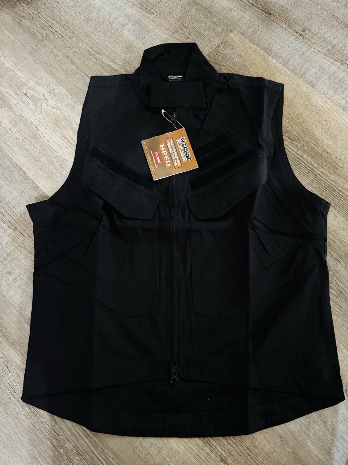 BLACKHAWK Tactical HPFU Performance Vest Size Medium Black 87HP05BK MD