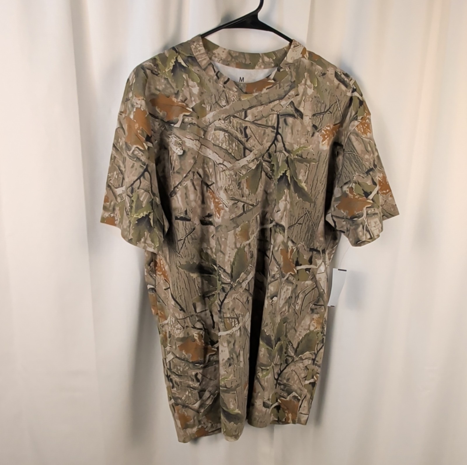 Goodie Two Sleeves Tree Camouflage Cotton Hunting T-Shirt Short Sleeve Size M