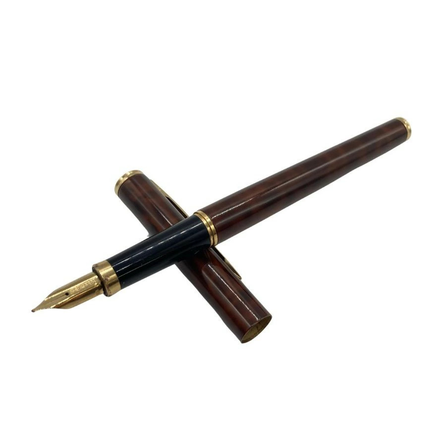 SHEAFFER Fountain Pen brown marble pattern SHEAFFER [AFI8] [Used]
