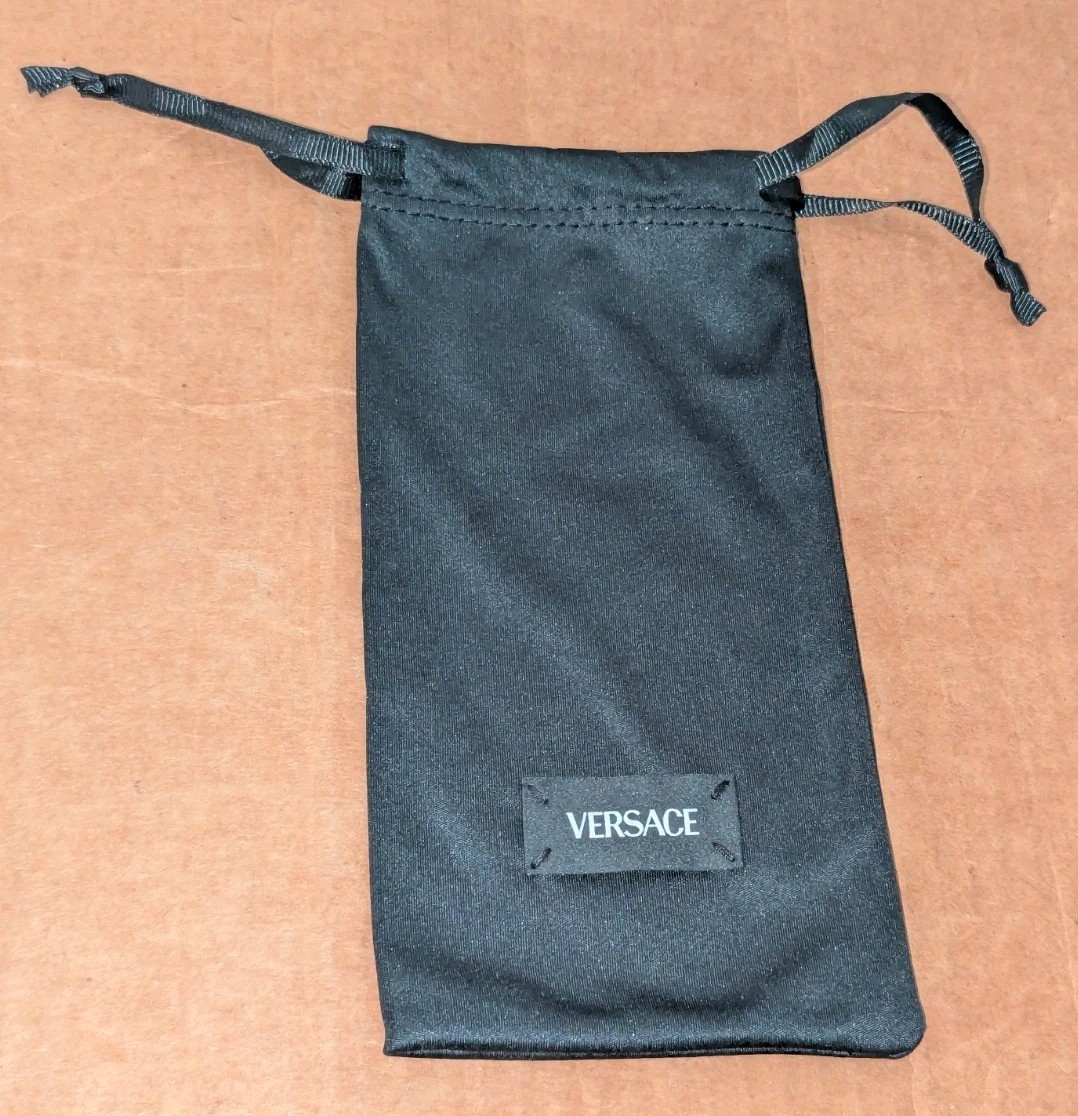 Versace Eyeglasses Sunglasses Drawstring Soft Pouch Case 