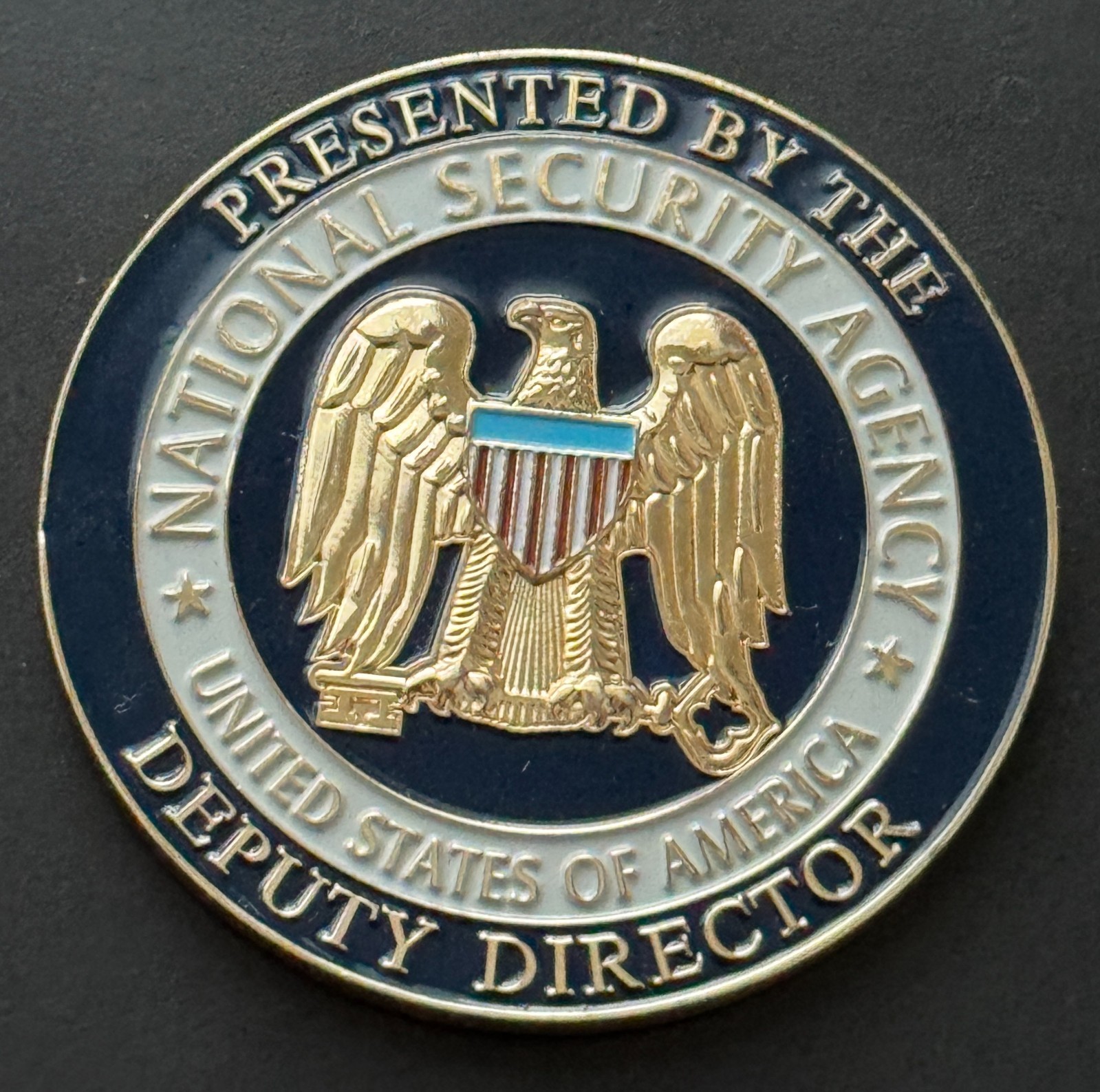 Deputy Director National Security Agency NSA Challenge Coin Medal