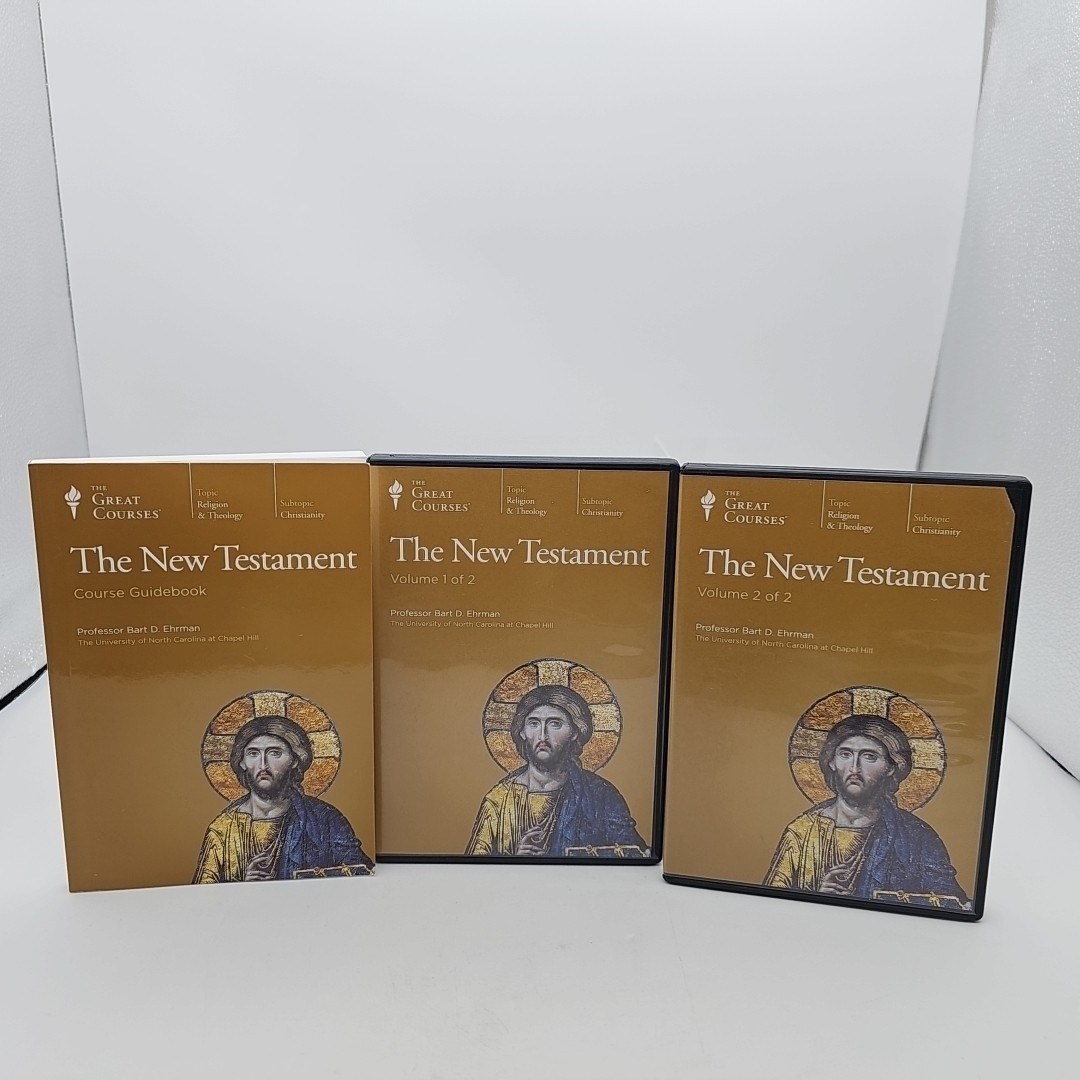 Discs + Book - The Great Courses - The New Testament by Bart D Ehrman - 12 Discs
