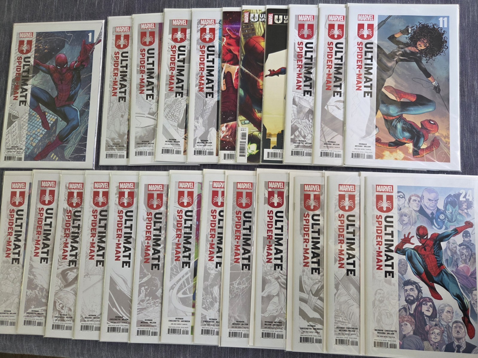 Ultimate Spider-Man Lot 2024 1-24 Variants 1st Printing 1