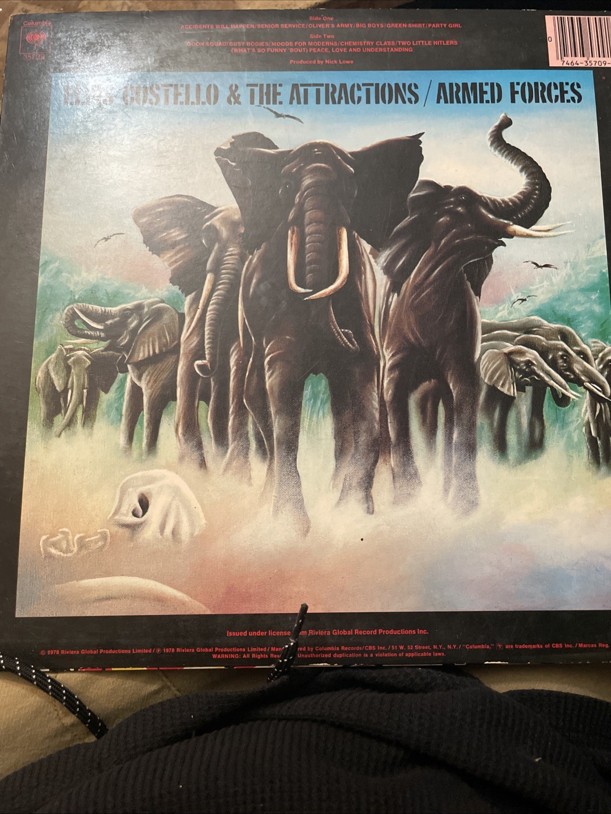 ELVIS COSTELLO - Armed Forces - 1979 Import Vinyl Album - Radarscope Records