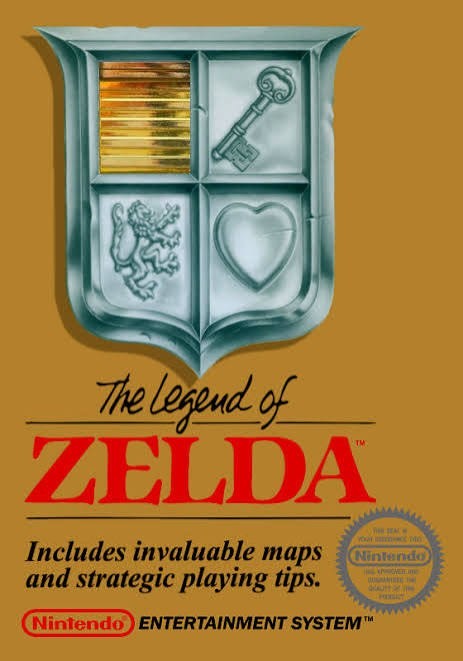 Nintendo The Legend of Zelda NES Nintendo 12x8in Metal Sign Poster