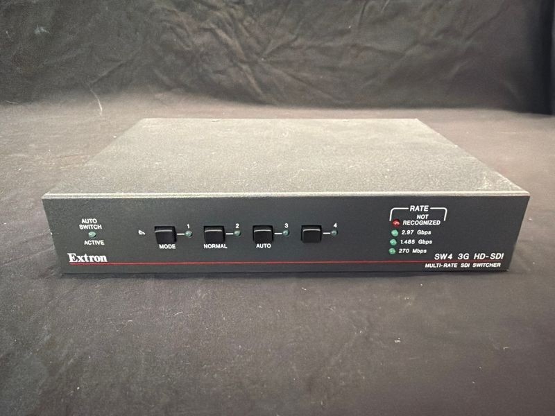 Extron SW4 3G HD-SDI Video Switcher 4x1 SDI Multi-Rate 3G/HD/SD Broadcast