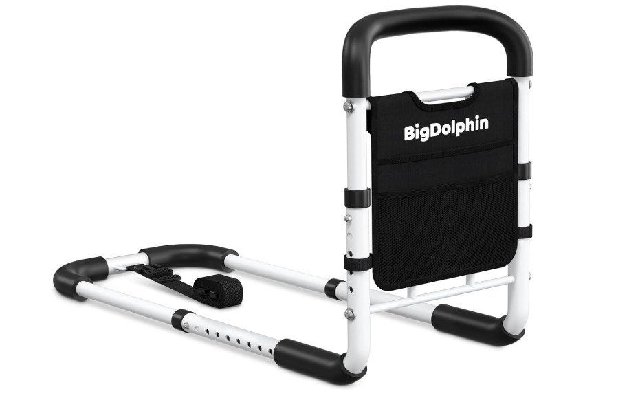 Bed Rails for Elderly Adults Adjustable Bed Cane Hold up to 350 LBS Non-Slip