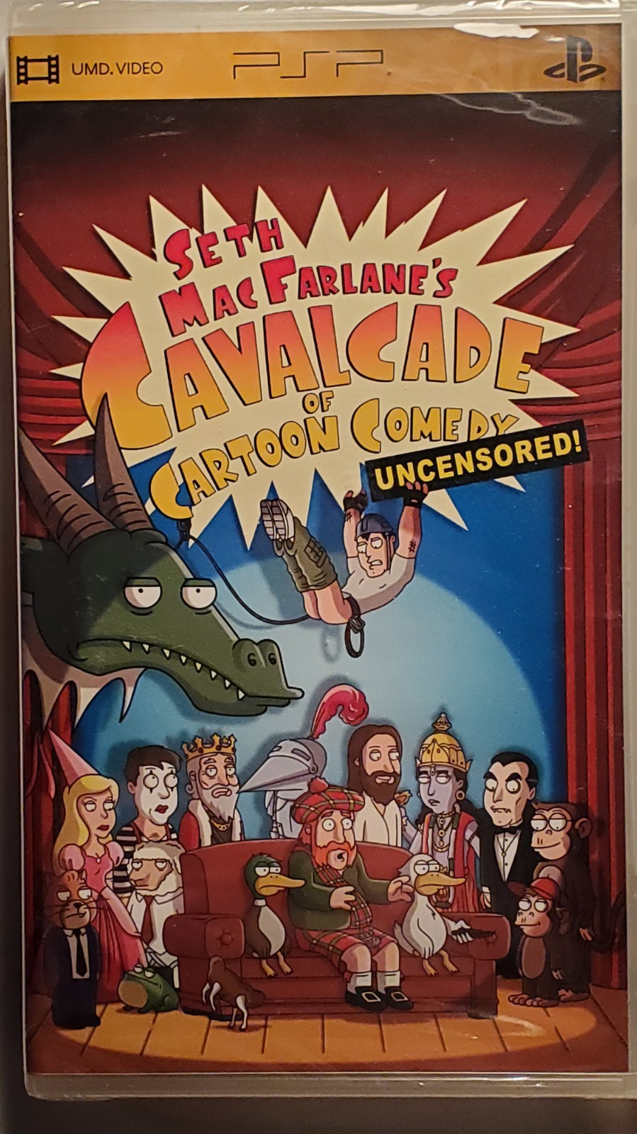 Seth MacFarlane's Cavalcade of Cartoon Comedy Sony PSP UMD New Factory Sealed