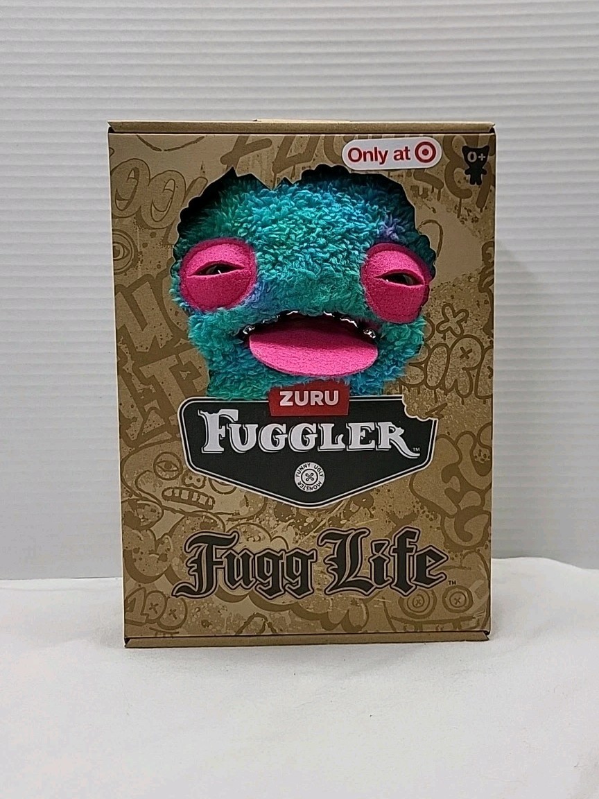 New Fuggler Fugg LIfe Chum Chum w/ Silver Teeth Ugly Monster 9" Plush Target