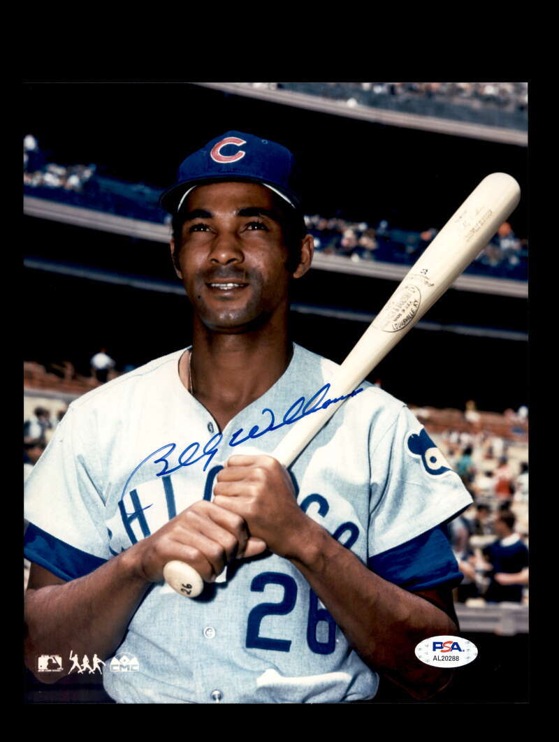 Billy Williams PSA DNA Coa Signed  8x10 Photo Autograph Cubs