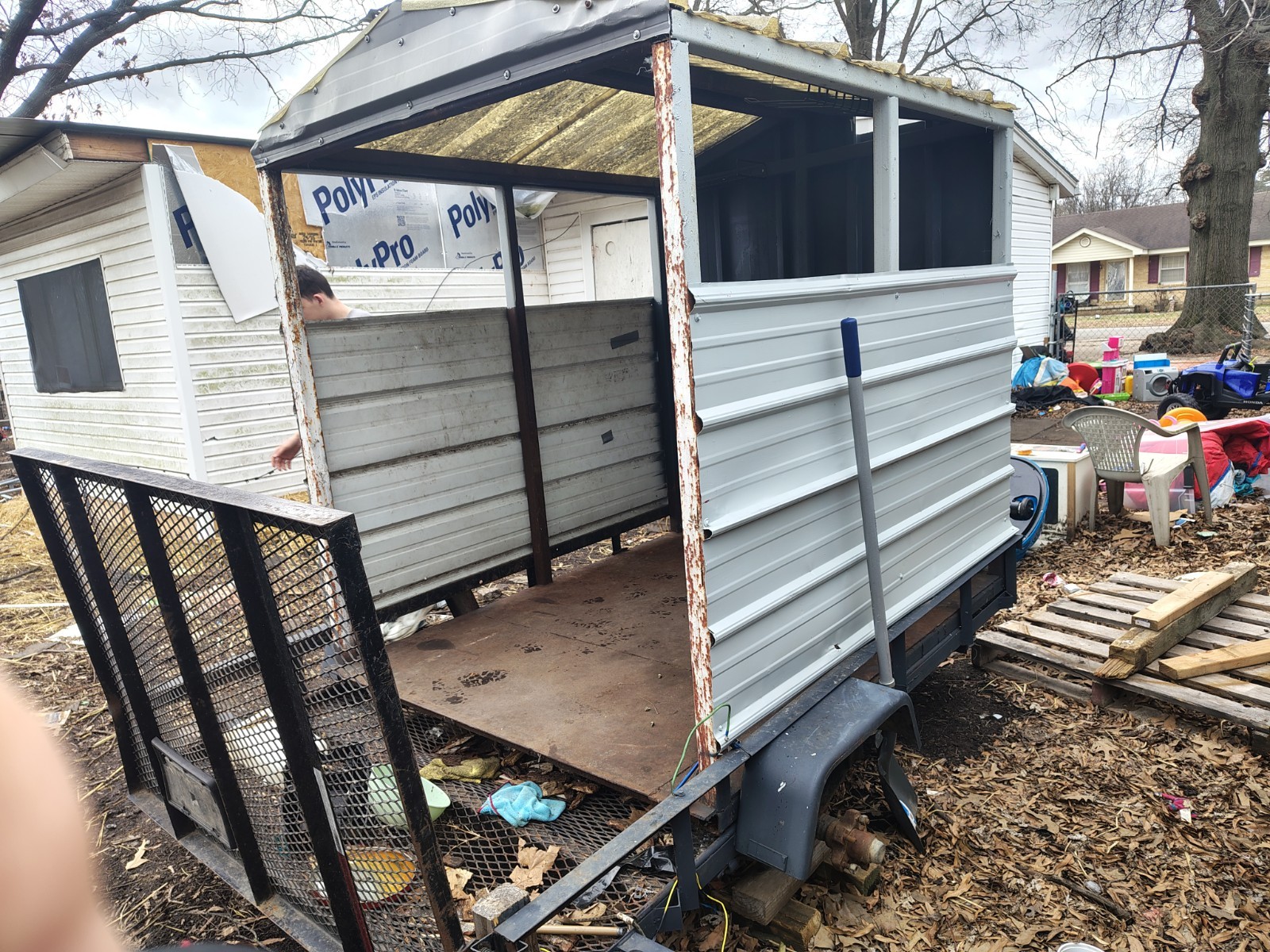 Portable Metal Utility Prefabricated Building Trailer