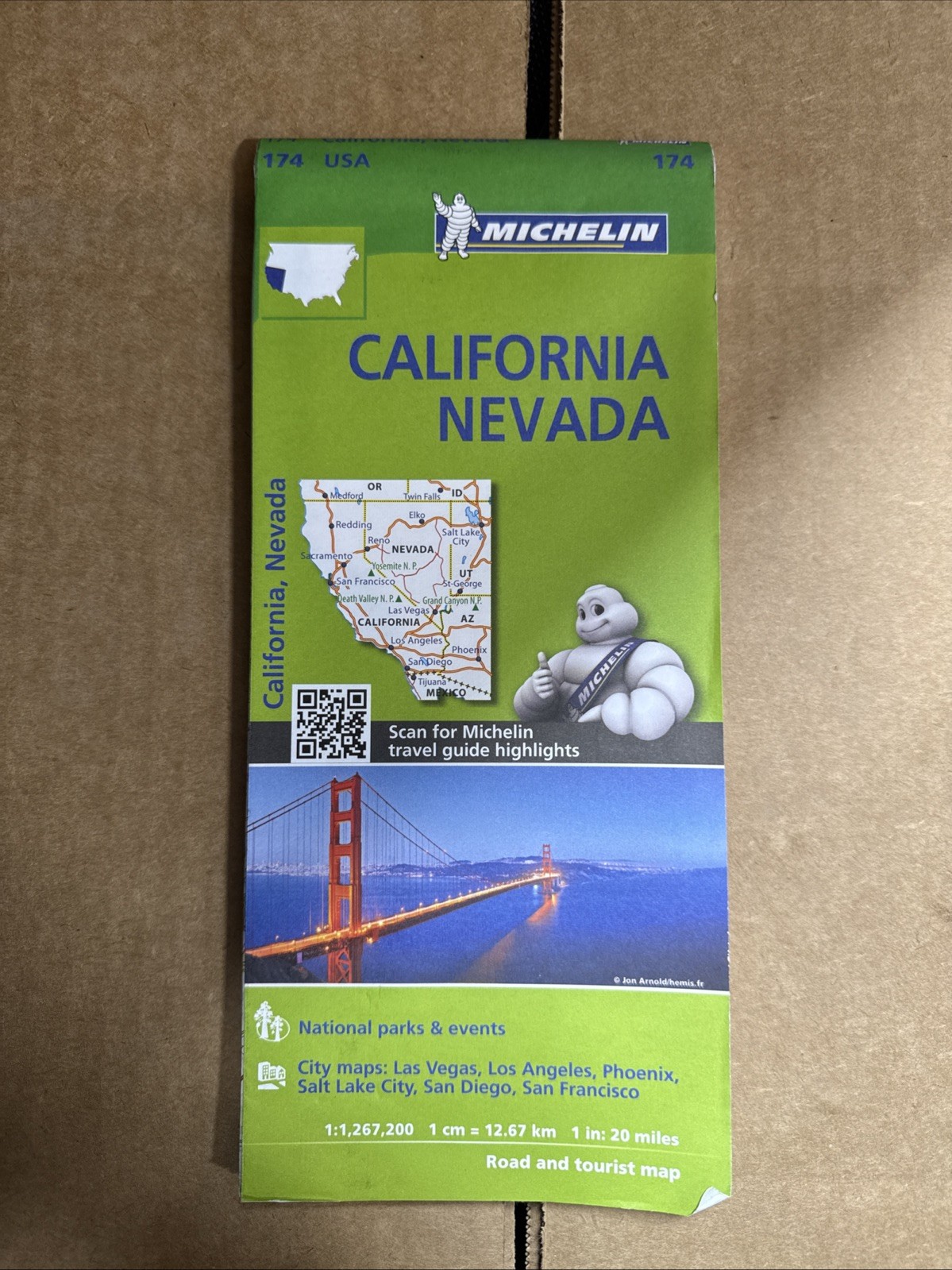 Michelin Map USA: California & Nevada, Michelin Map #174 - 2023 Edition