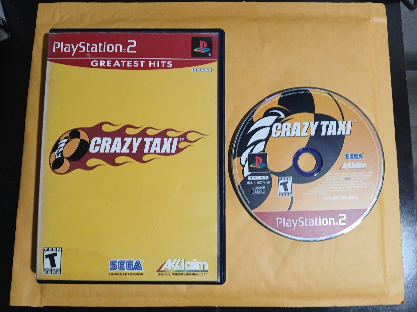 Crazy Taxi [Red Label] (PS2 Game - Boxed, No Manual)