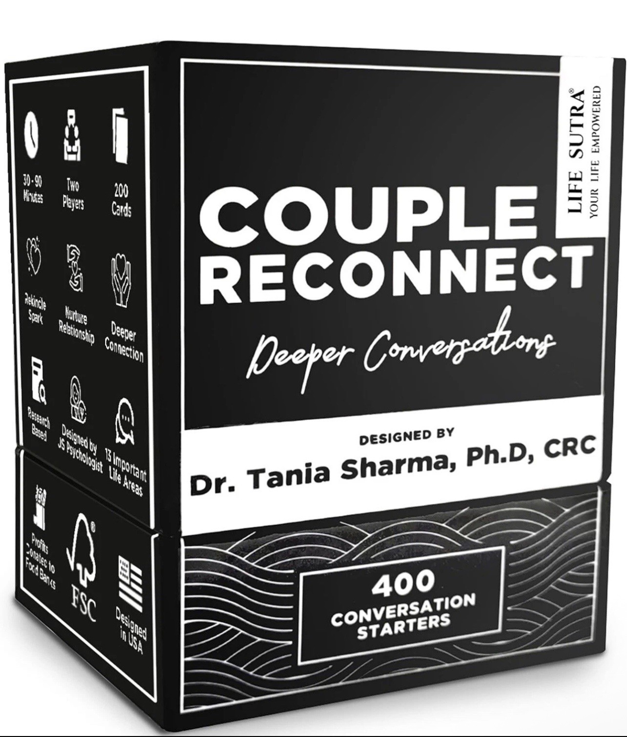 Couple Reconnect Deeper Conversations By Dr Tania Sharma 200 Conversation Cards