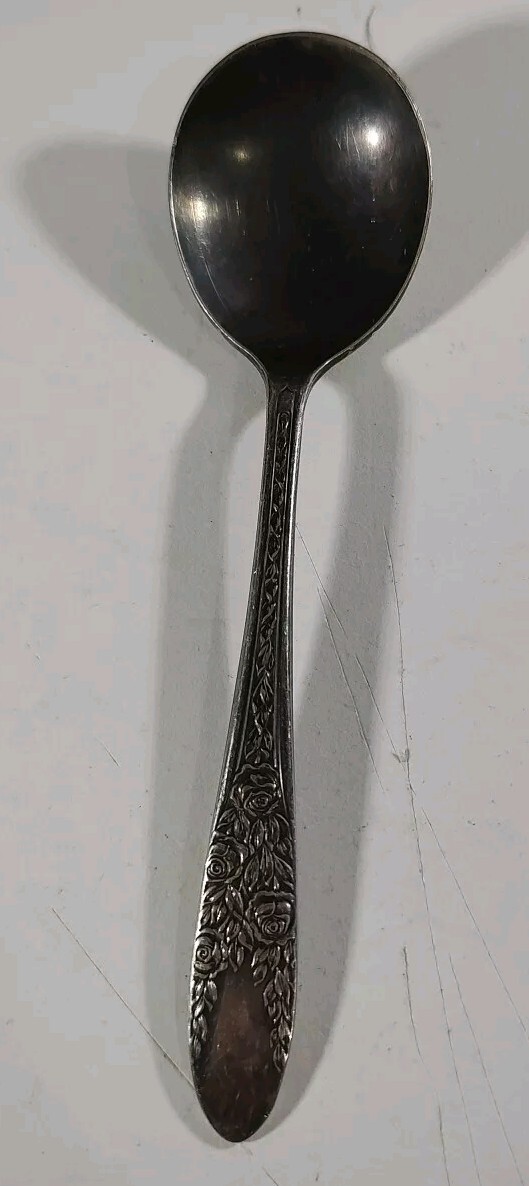 Vintage Flatware Silver Plated Serving Spoon National Silver Co.