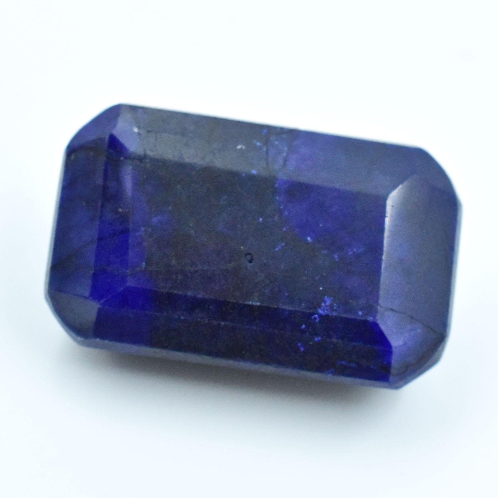 CERTIFIED 155.10 Ct Natural Loose Blue Sapphire Emerald Cut Rare Loose Gemstone