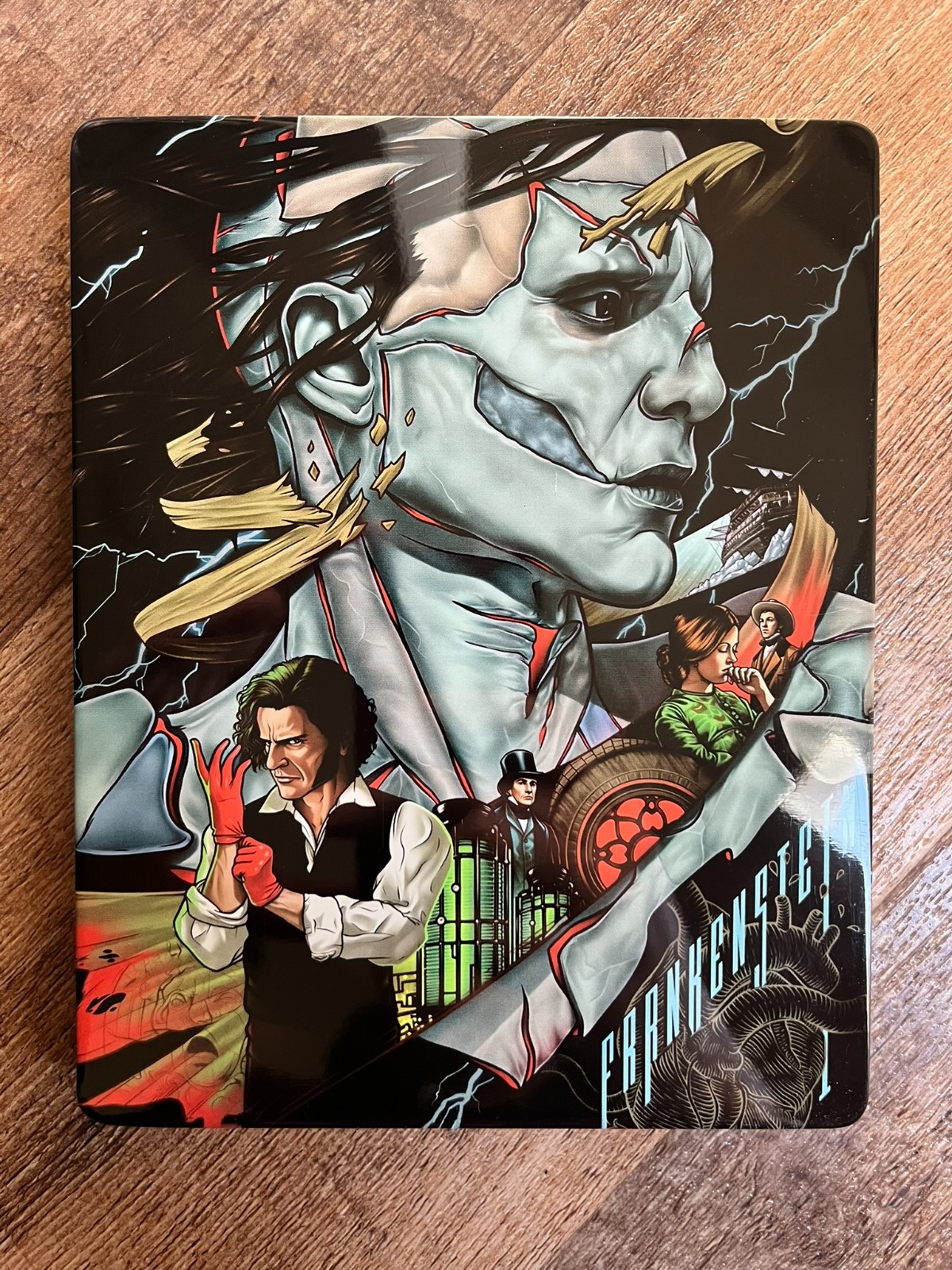 CUSTOM Netflix's Frankenstein 2025 Glossy Steelbook Case [G2] *NEW* NO DISC(S)