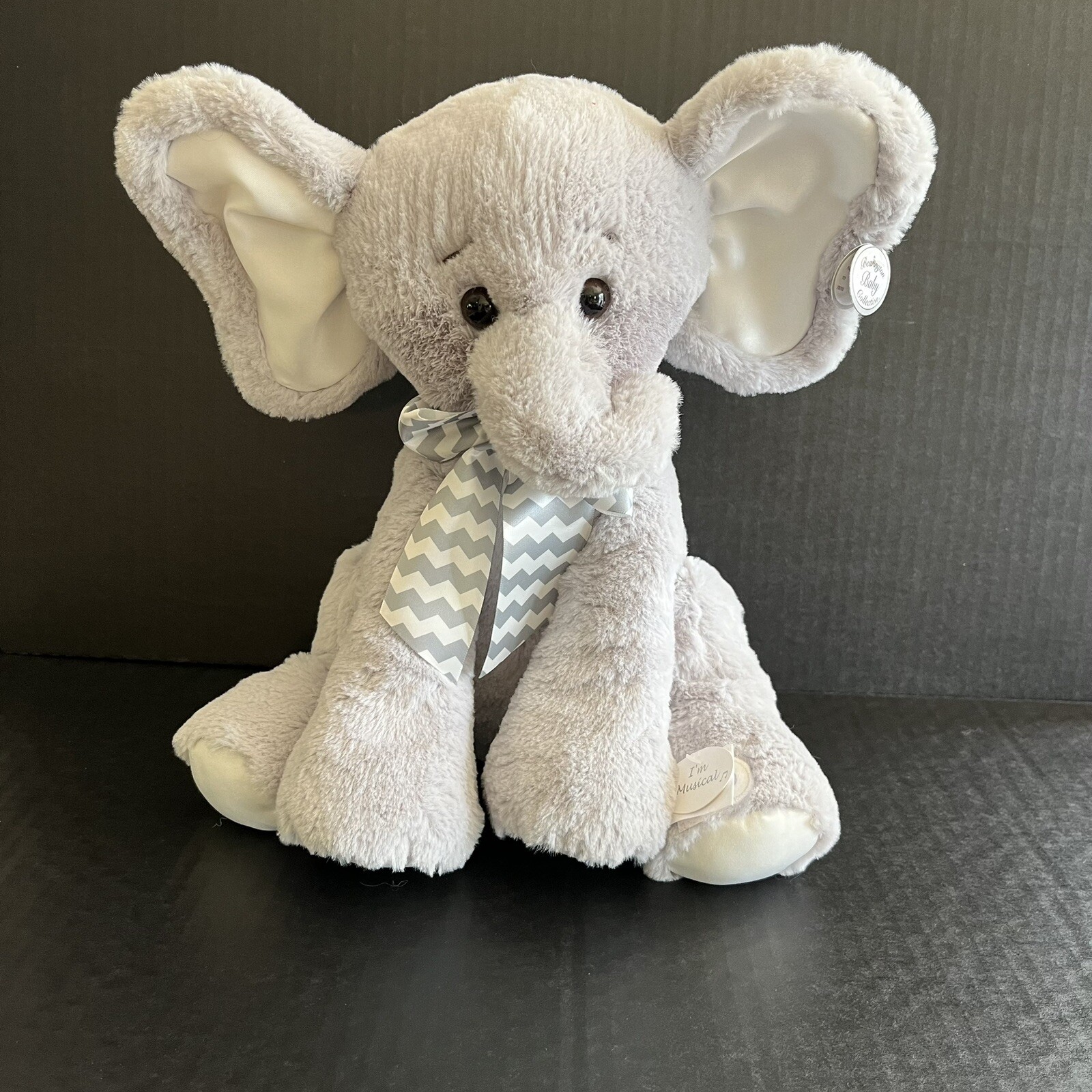 Bearington Baby Lil’ Spouts The Elephant Plush Toy Music And Motion 12 Inches