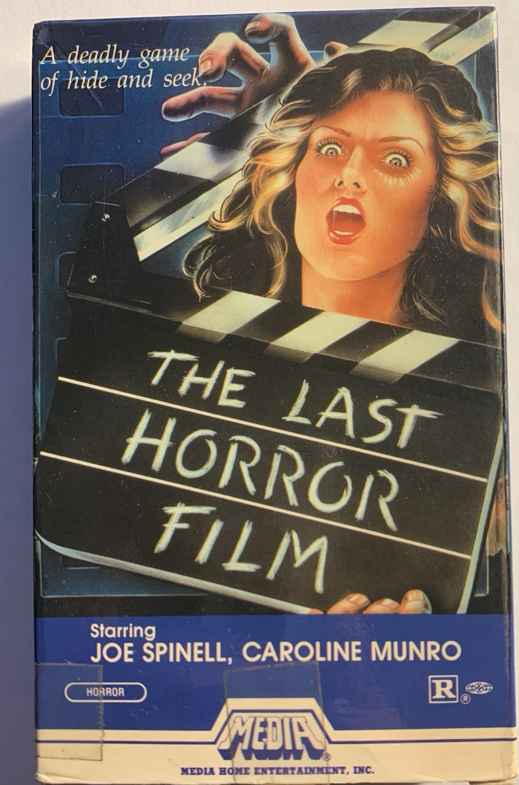 THE LAST HORROR FILM BETA MEDIA VIDEO 80'S SLASHER JOE SPINELL CAROLINE MUNRO