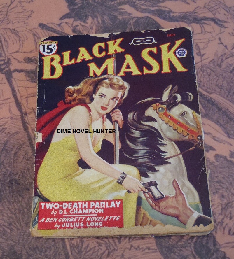 BLACK MASK JULY 1946  DISTRIBUTORS PUBLISHING PULP MAGAZINE
