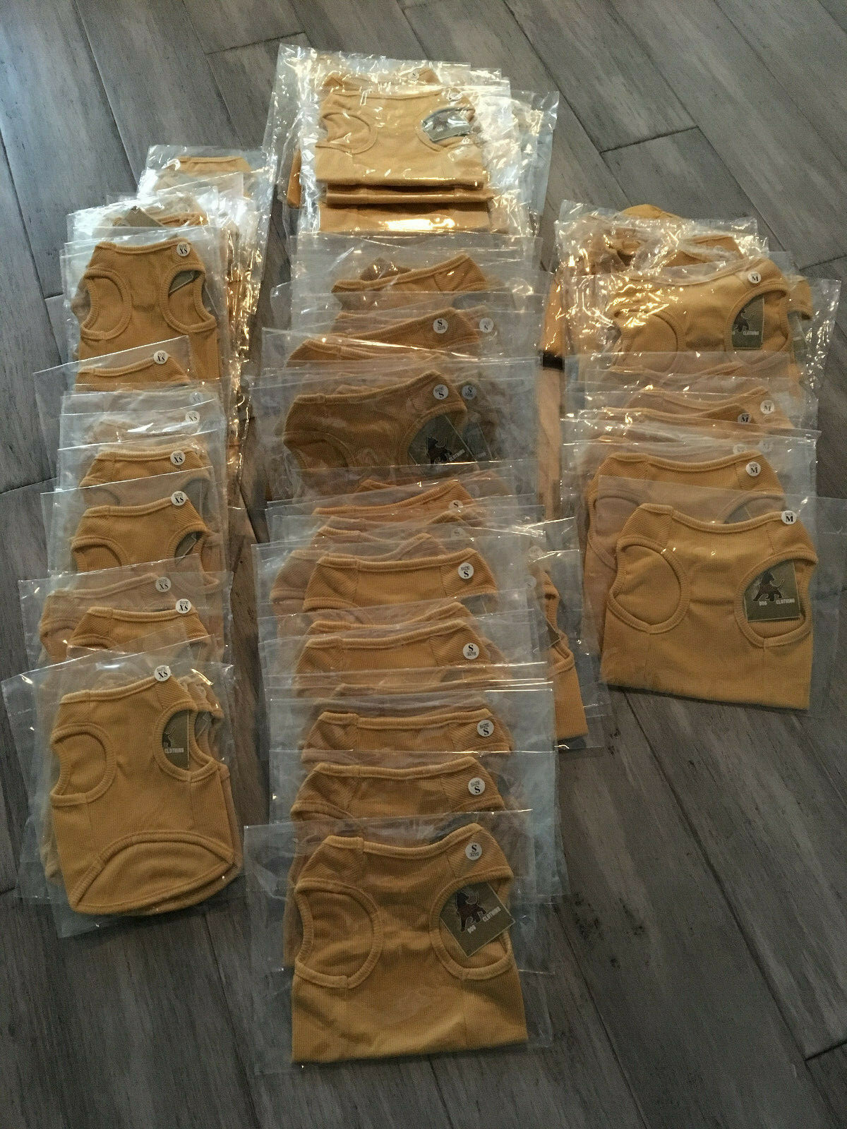 Huge Lot of Wholesale Ribbed Dog Shirts - Going Out Of Business Opportunity!
