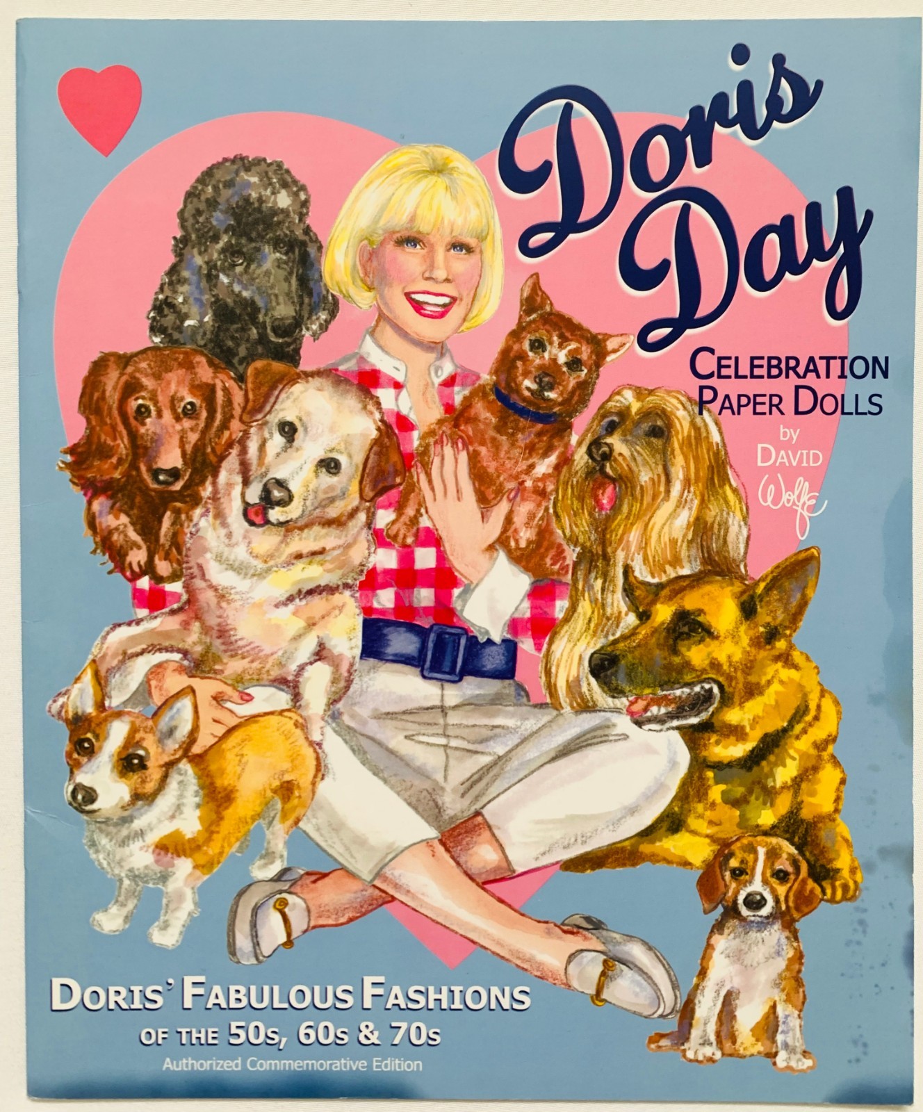 "Doris Day" Paper Dolls 2014 Original  - UNCUT