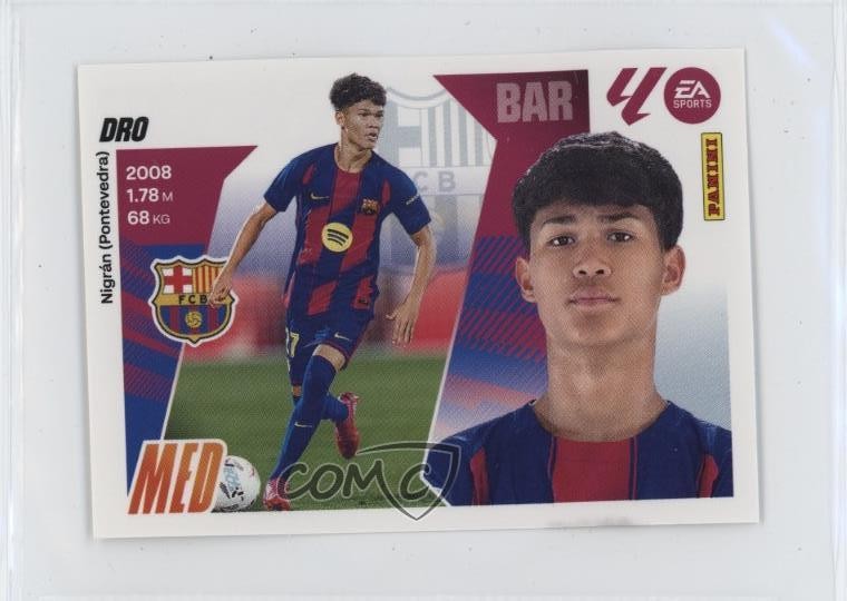 2025-26 Panini La Liga EA Sports Este Stickers FC Barcelona Dro #13BIS 3u4