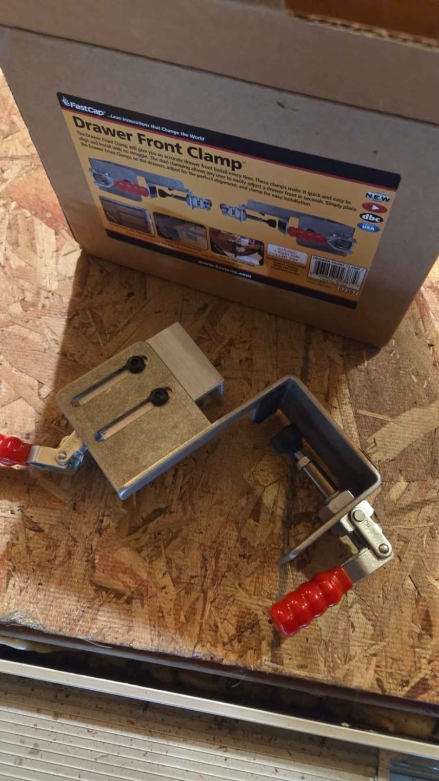 FastCap Drawer Front Cabinet Installation Clamp Set Complete with Box