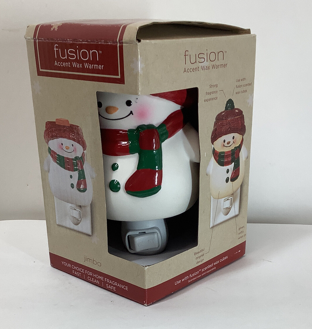 Jimbo The Snowman Fusion Accent Wax Warmer With Swivel Plug And 15W Light Bulb