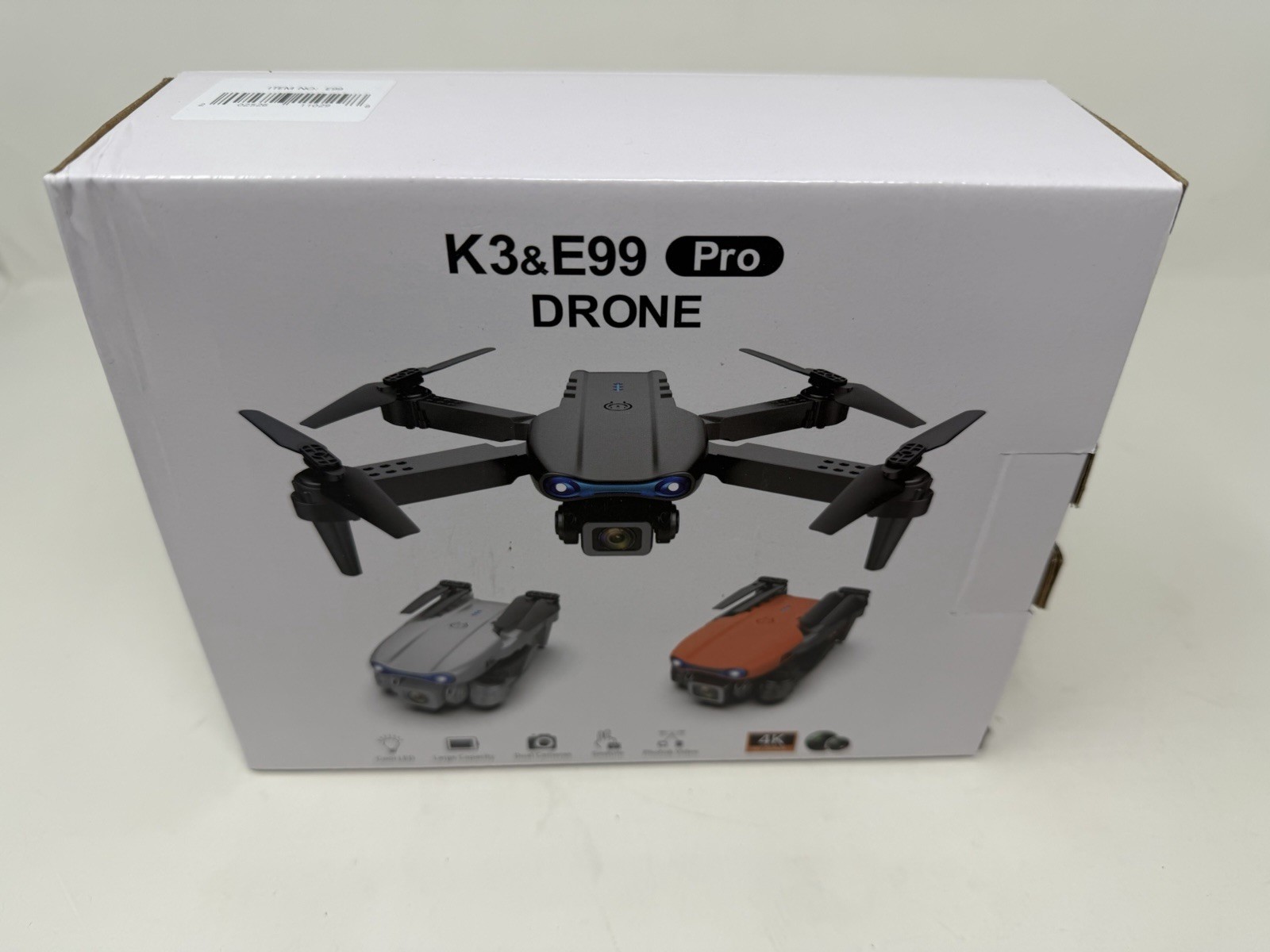 E99 Pro Drone WIFI FPV 4K Dual Camera Obstacle Avoidance Foldable Quadcopter