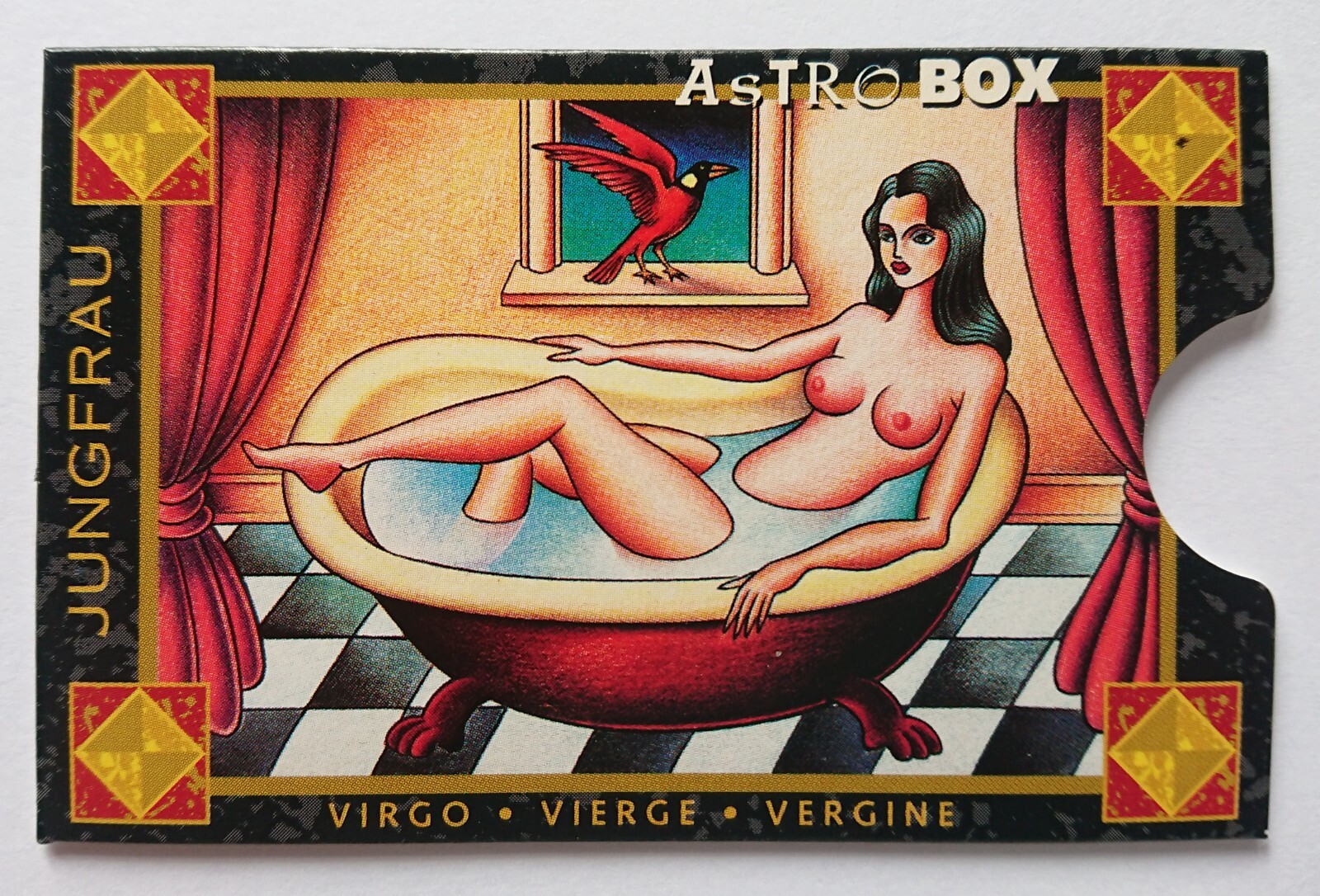 Cardholder Cardbox Phone Card Bank Card Astrobox Zodiac Sign Virgo