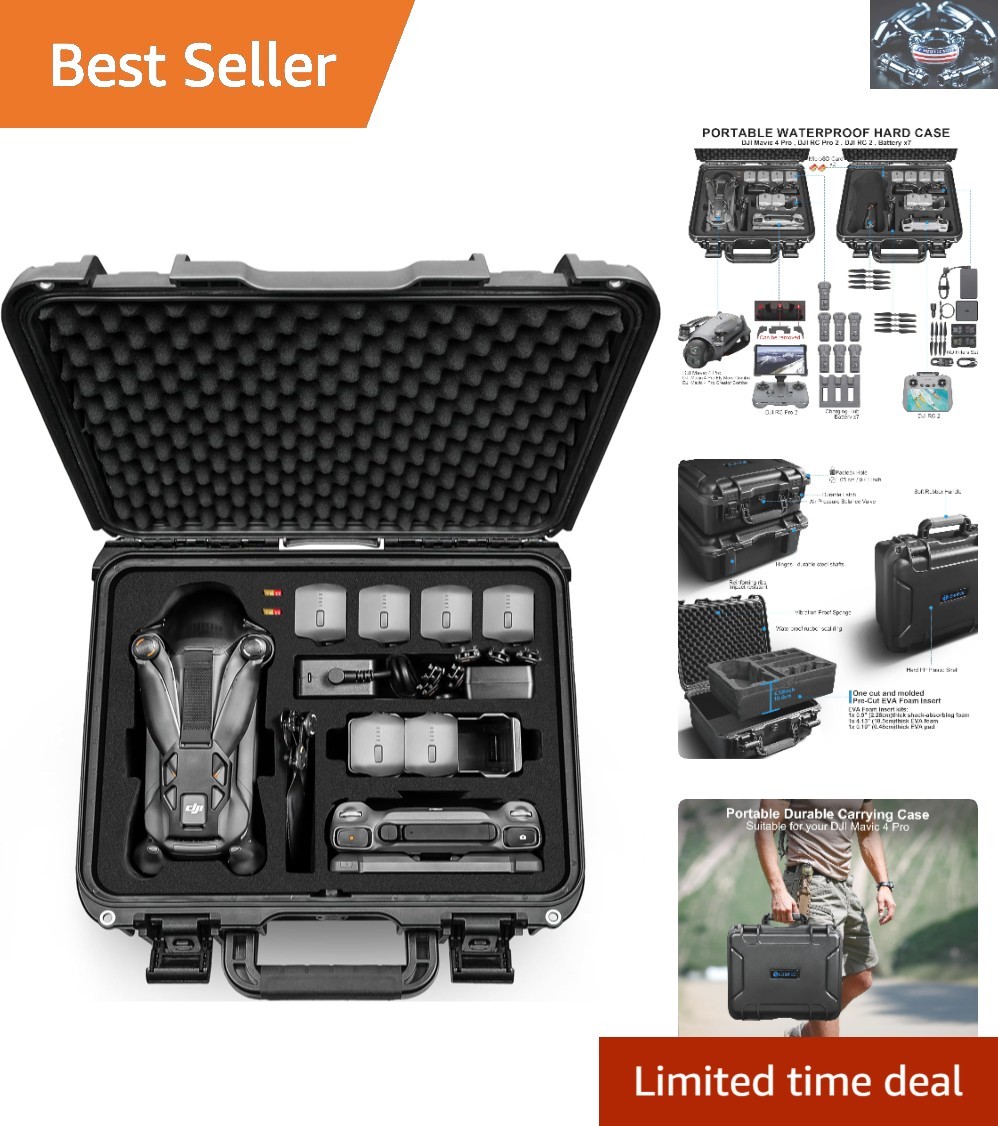 Heavy-Duty Hard Case for DJI Mavic 4 Pro - Secure Storage & Travel Solution