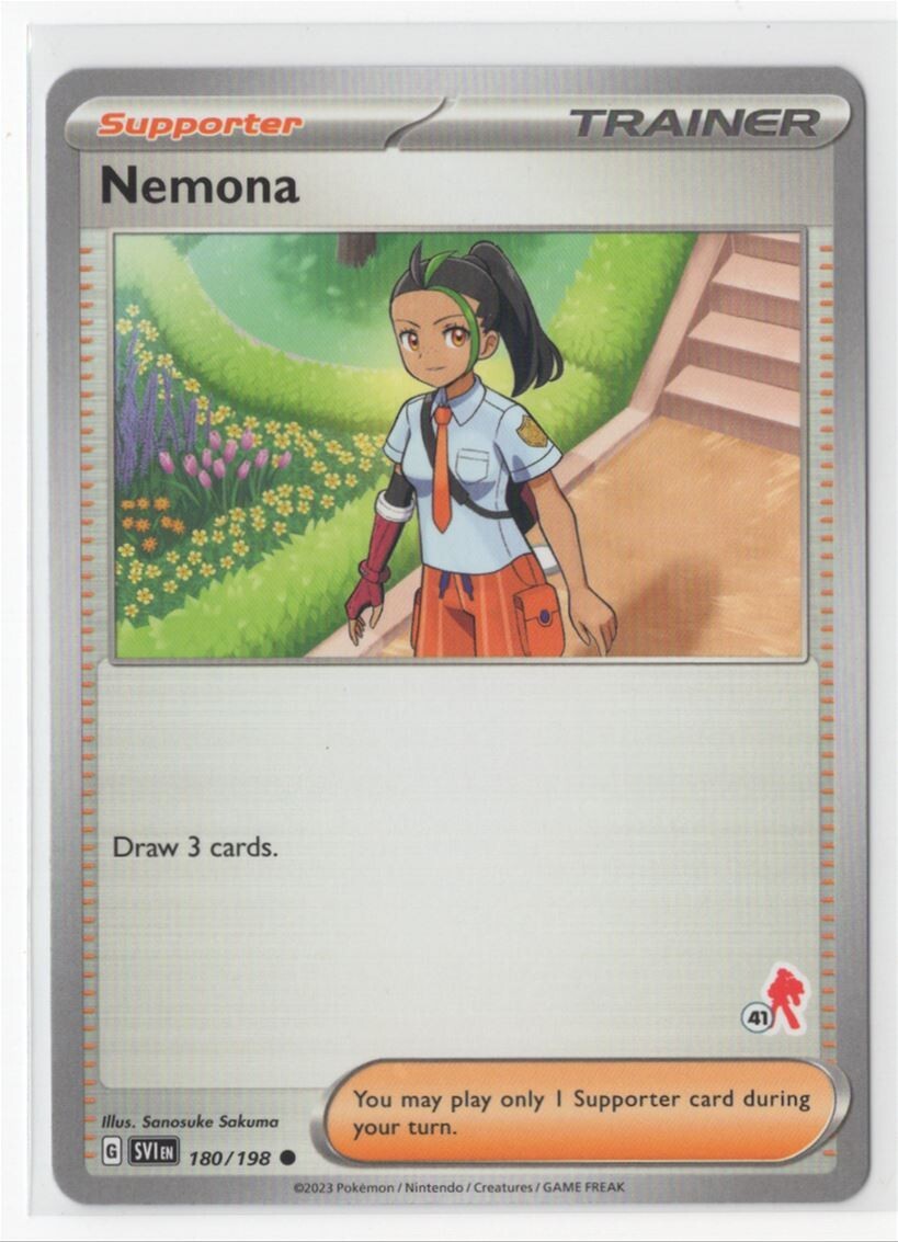 Pokemon Scarlet & Violet - 180/198 Nemona Armarouge Stamped #41