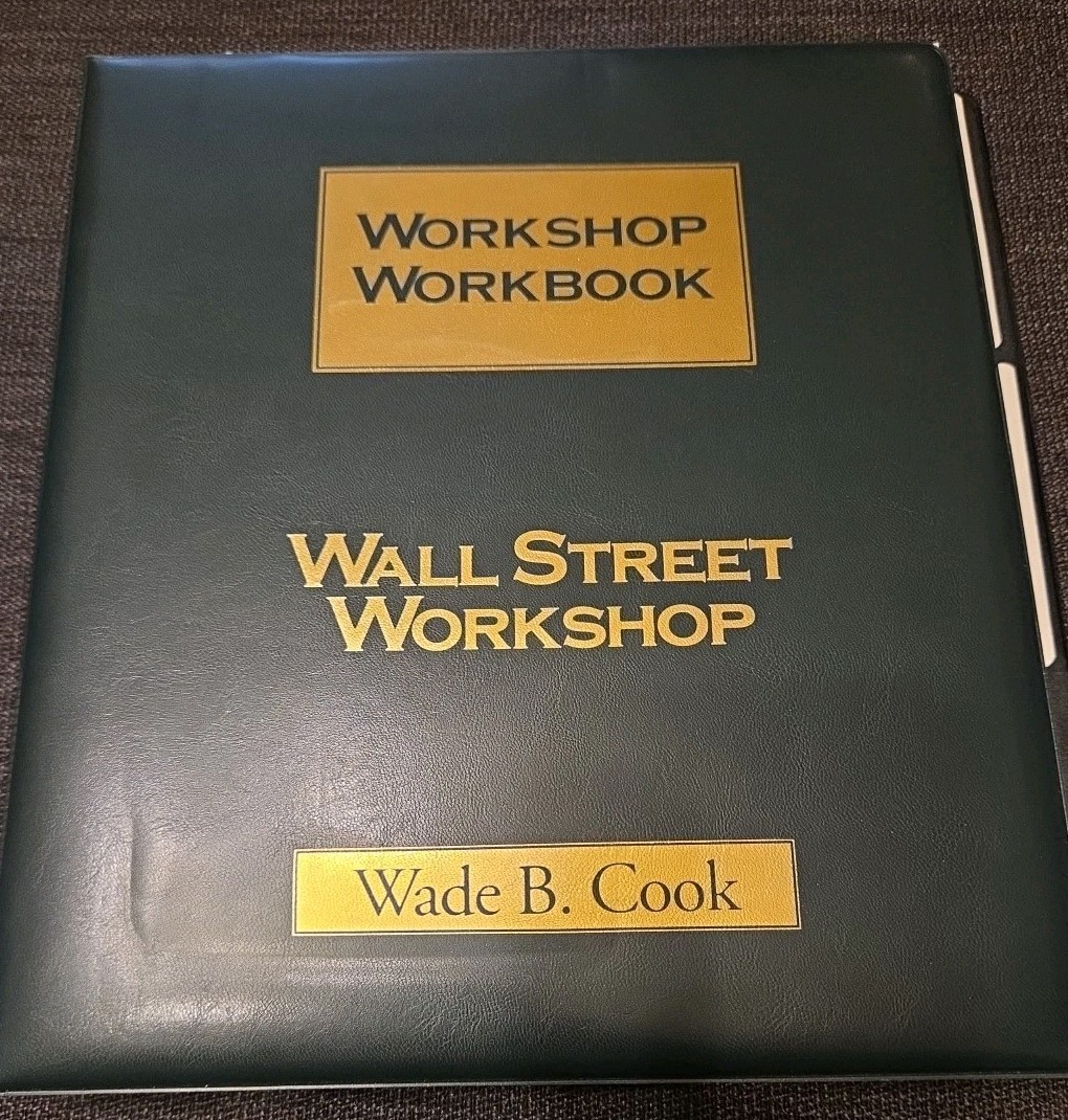 Wall Street Workshop By Wade Cook Study Course VHS Stocks Investing EUC 