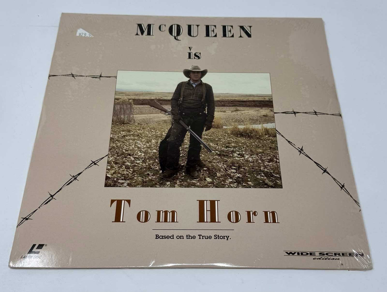 Tom Horn 1980 McQueen Widescreen Letterboxed Laserdisc 1042 Brand New Sealed!!