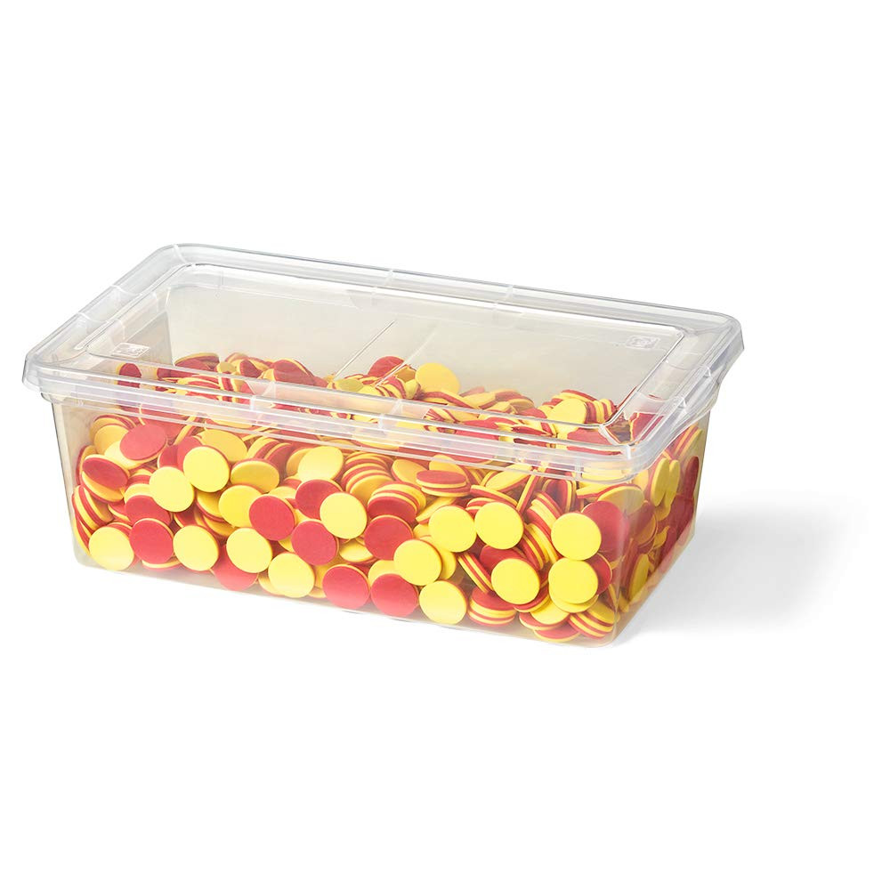 Foam Two-Color Counters, Red and Yellow Counters, Counting Manipulatvies, Math C